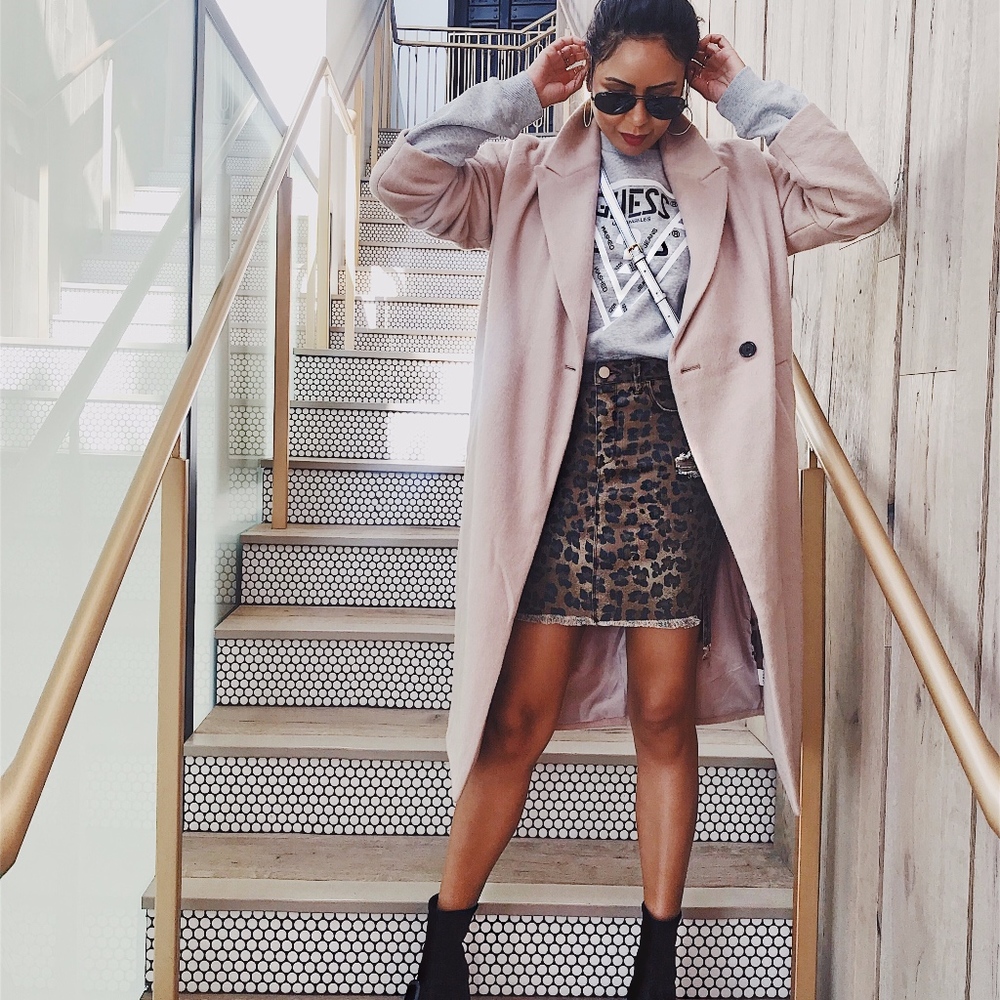 Arrive Leopard print skirt